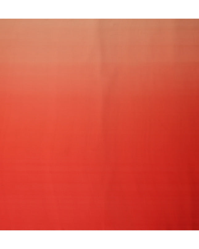 Orange Ombre Silk Chiffon Fabric Soft Flowing Lightweight Sheer Draping Material Elegant Gradient Design 110 Cms Width Premium Quality Smooth Texture South Korea Origin-D28878 Regal Fabrics