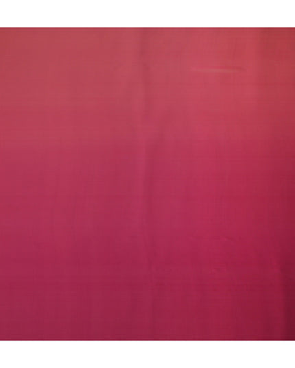 Raspberry Pink Ombre Silk Chiffon Fabric Soft Flowing Lightweight Sheer Draping Material Elegant Gradient Design 110 Cms Width Premium Quality Smooth Texture South Korea Origin-D28879 Regal Fabrics