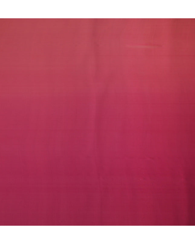 Raspberry Pink Ombre Silk Chiffon Fabric Soft Flowing Lightweight Sheer Draping Material Elegant Gradient Design 110 Cms Width Premium Quality Smooth Texture South Korea Origin-D28879 Regal Fabrics