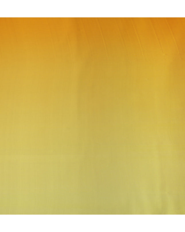 Yellow Ombre Silk Chiffon Fabric Soft Flowing Lightweight Sheer Draping Material Elegant Gradient Design 110 Cms Width Premium Quality Smooth Texture South Korea Origin-D28874 Regal Fabrics