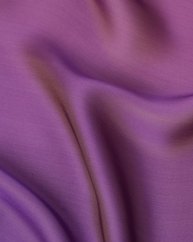 Purple Ombre Silk Chiffon Fabric Soft Flowing Lightweight Sheer Draping Material Elegant Gradient Design 110 Cms Width Premium Quality Smooth Texture South Korea Origin-D28873 Regal Fabrics