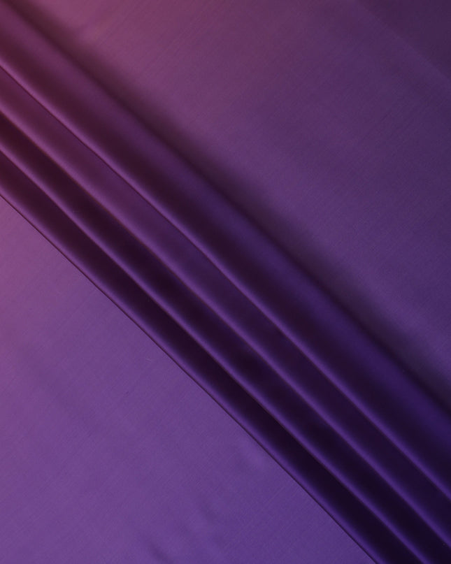 Purple Ombre Silk Chiffon Fabric Soft Flowing Lightweight Sheer Draping Material Elegant Gradient Design 110 Cms Width Premium Quality Smooth Texture South Korea Origin-D28873 Regal Fabrics
