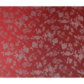 Red Self Design Crepe Fabric 140cm
