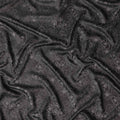 Black Self Design Crepe Fabric 140cm