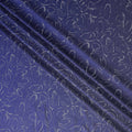 Blue Abstract Crepe Fabric 140cm