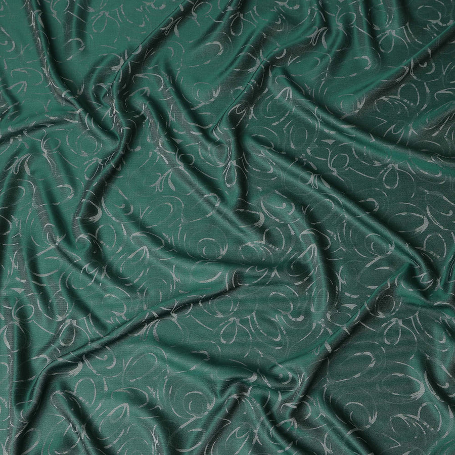 Green Abstract Crepe Fabric 140cm