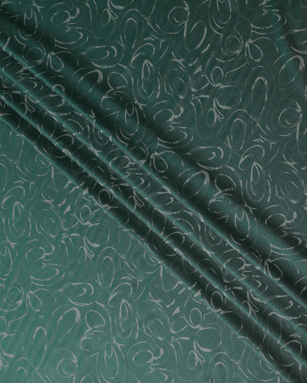 Green Abstract Crepe Fabric 140cm