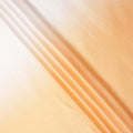 White to Peach Ombre Synthetic Satin Fabric, 110 Cms Width, India-D24658