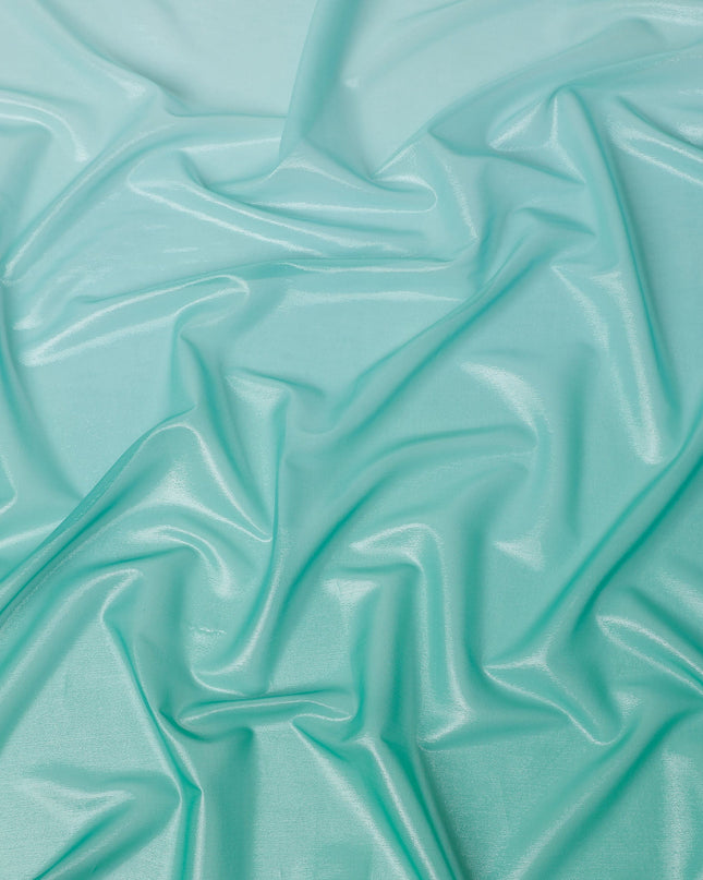 Aqua Mint Silk Chiffon Garbasaar 110cm