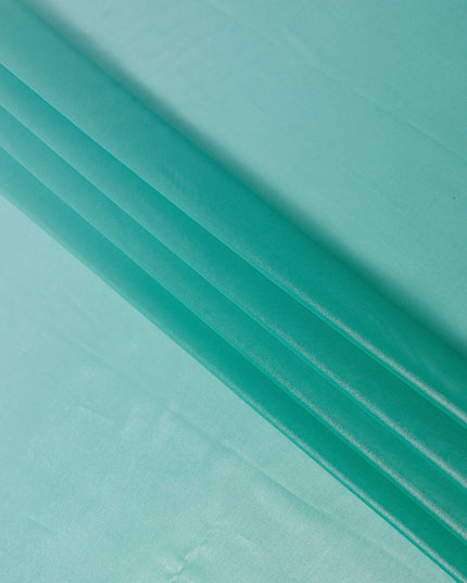 Aqua Mint Silk Chiffon Garbasaar 110cm
