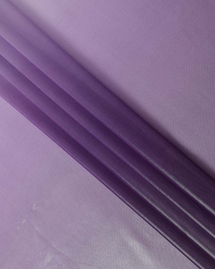 Lilac Purple Silk Chiffon Garbasaar 110cm