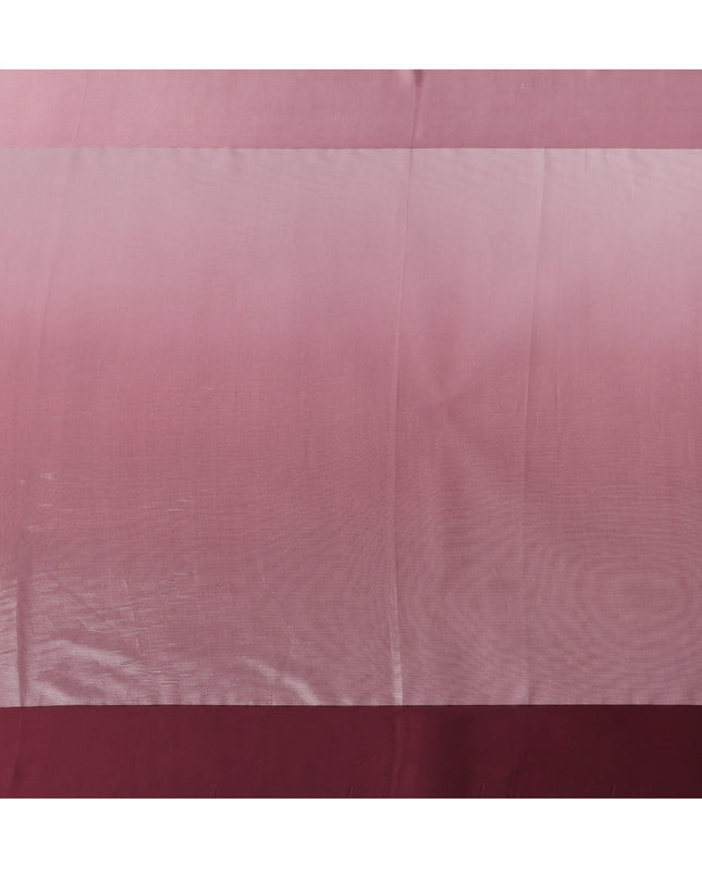 Pink Silk Chiffon Fabric with Solid Finish, 110 Cms Width, Made in India-D25529
