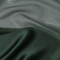 Green Silk Chiffon Fabric with Solid Finish, 110 Cms Width, Made in India-D25530