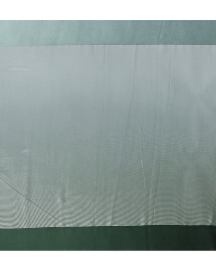 Green Silk Chiffon Fabric with Solid Finish, 110 Cms Width, Made in India-D25530