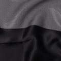Black Silk Chiffon Fabric with Solid Finish, 110 Cms Width, Made in India-D25532
