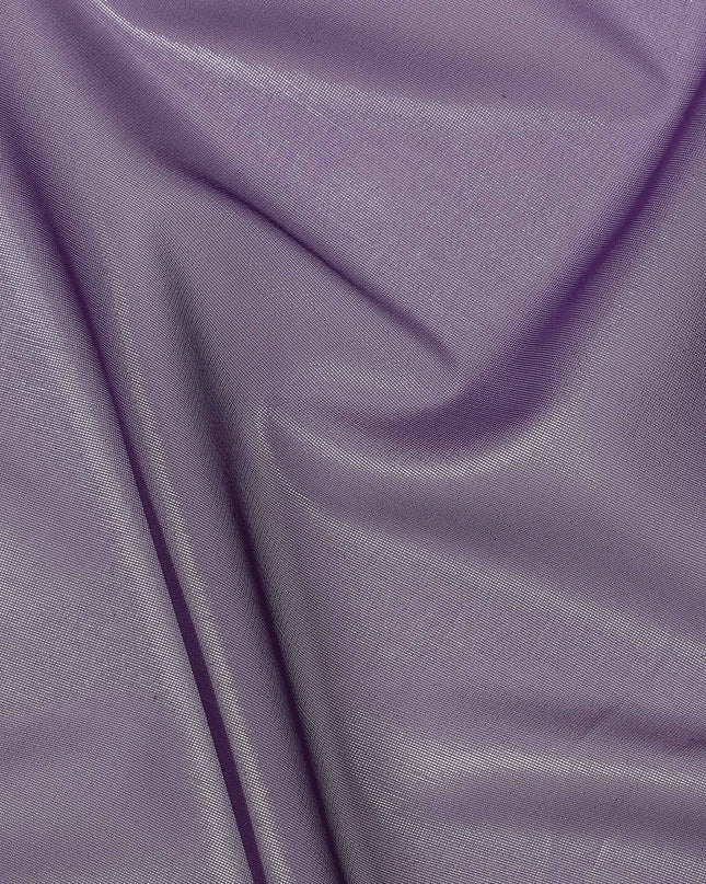 Purple Ombre Silk Chiffon Fabric with Shaded Effect, 110 Cms Width, Made in India-D25524