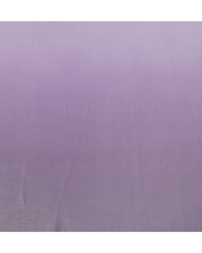 Purple Ombre Silk Chiffon Fabric with Shaded Effect, 110 Cms Width, Made in India-D25524