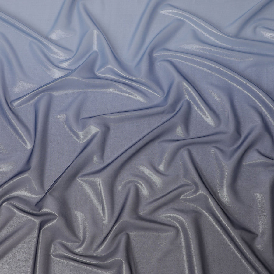 Navy Blue Ombre Silk Chiffon Fabric with Shaded Effect, 110 Cms Width, Made in India-D25526