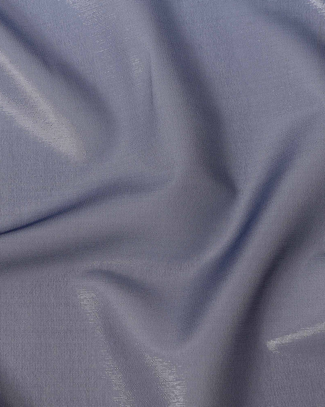 Navy Blue Ombre Silk Chiffon Fabric with Shaded Effect, 110 Cms Width, Made in India-D25526