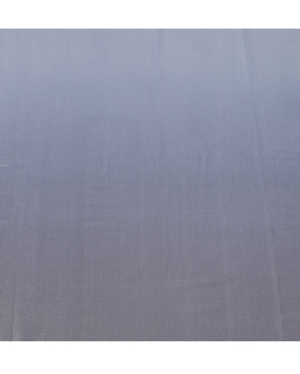 Navy Blue Ombre Silk Chiffon Fabric with Shaded Effect, 110 Cms Width, Made in India-D25526