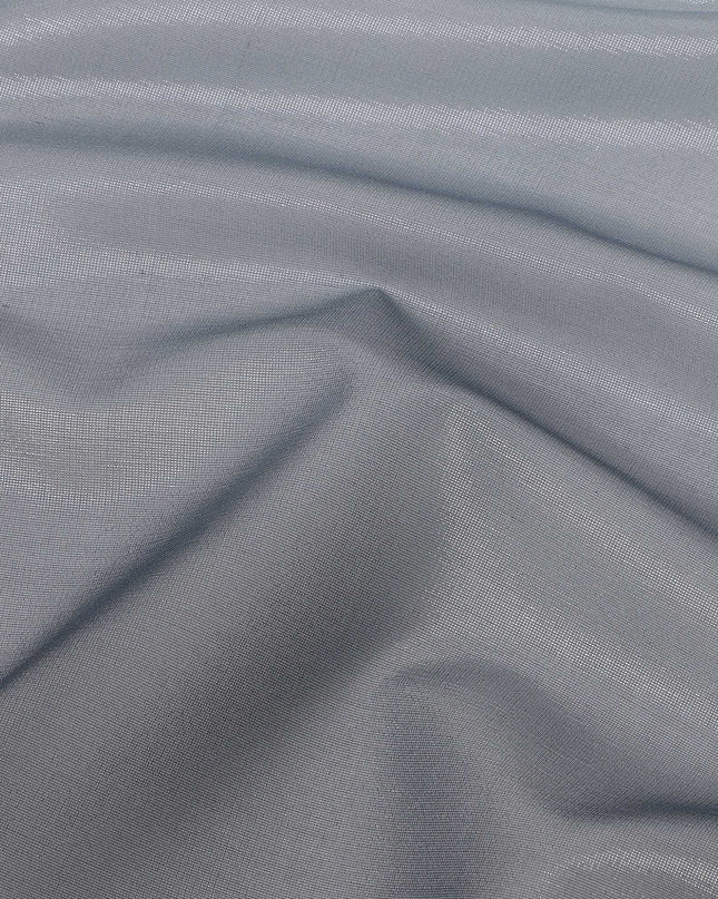 Grey Ombre Silk Chiffon Fabric with Shaded Effect, 110 Cms Width, Made in India-D25523
