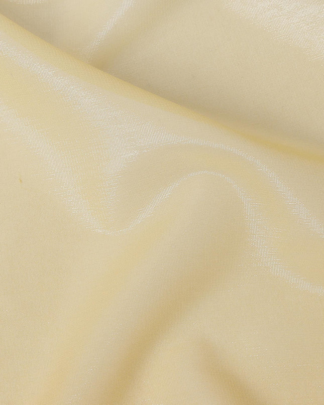 Yellow Ombre Silk Chiffon Fabric with Shaded Effect, 110 Cms Width, Made in India-D25527