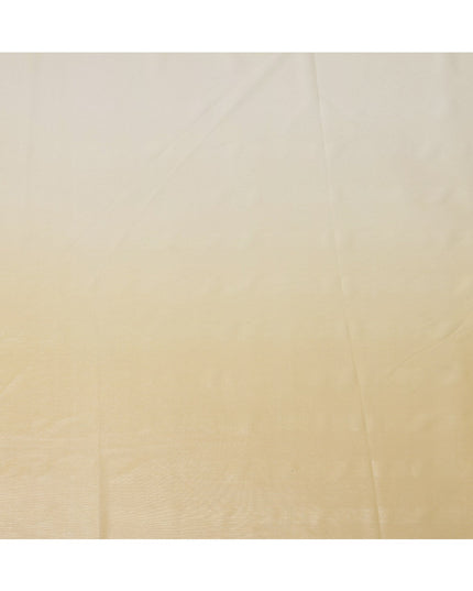 Yellow Ombre Silk Chiffon Fabric with Shaded Effect, 110 Cms Width, Made in India-D25527