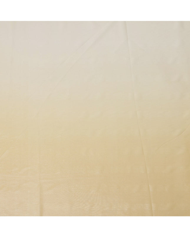 Yellow Ombre Silk Chiffon Fabric with Shaded Effect, 110 Cms Width, Made in India-D25527