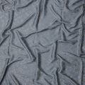Grey Metallic Motif Pure Silk Satin Fabric 140 Cms Width Made in India-D24931
