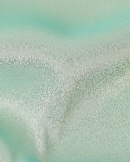 Mint Green Pure Silk Lame Fabric 110cm Korea