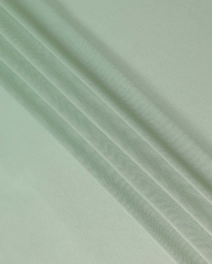 Mint Green Pure Silk Lame Fabric 110cm Korea