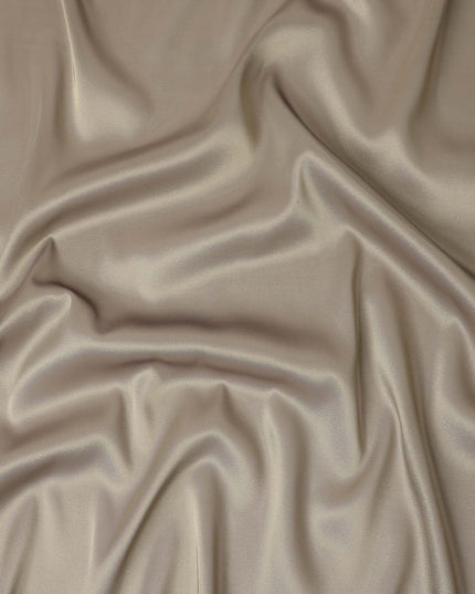 Taupe Grey Pure Silk Lame Fabric 110cm Korea