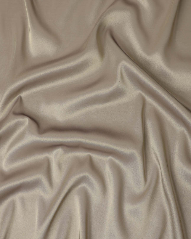 Taupe Grey Pure Silk Lame Fabric 110cm Korea