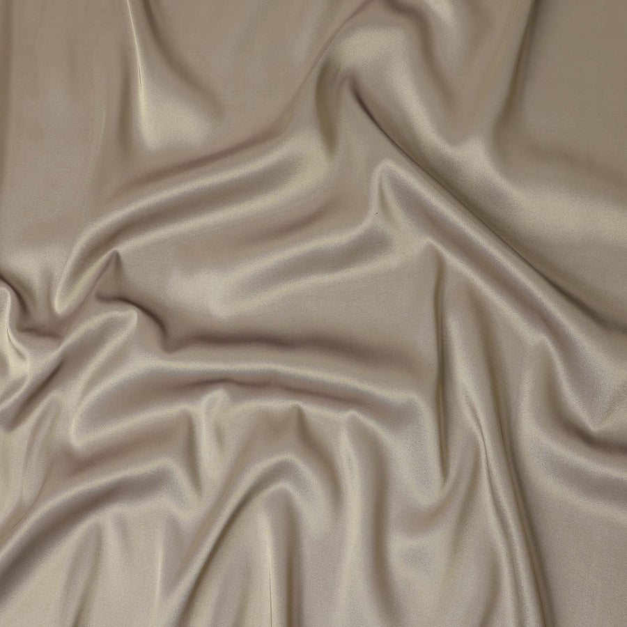 Taupe Grey Pure Silk Lame Fabric 110cm Korea