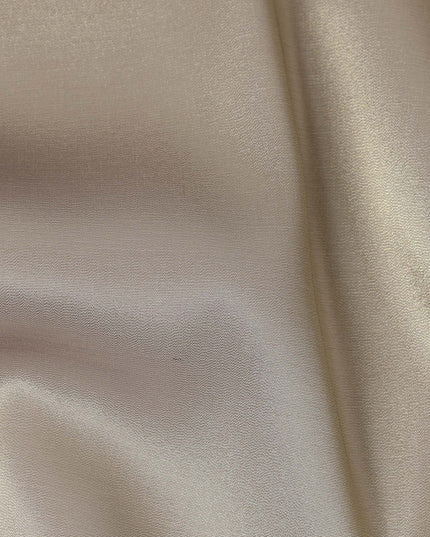 Taupe Grey Pure Silk Lame Fabric 110cm Korea