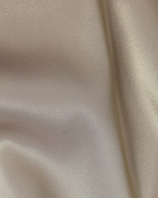 Taupe Grey Pure Silk Lame Fabric 110cm Korea