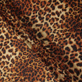 Brown Animal Print Viscose Crepe Fabric Leopard Printed Soft Flowing Dress Material 110 Cms Width India-D27935 Regal Fabrics