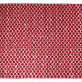 Red Floral Nylon Tulle Embroidery Fabric 140cm