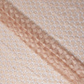 Beige Floral Nylon Tulle Embroidery Fabric 140cm
