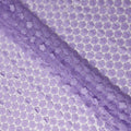 Purple Floral Nylon Tulle Embroidery Fabric 140cm
