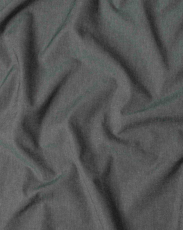 Slate Grey Blended Wool Suiting Fabric
