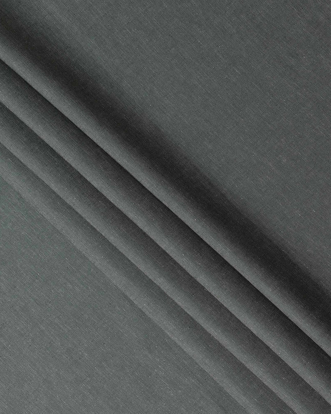 Slate Grey Blended Wool Suiting Fabric