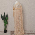 Antique Gold Metallic Lace Saree