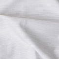 White and Grey Pinstripe Cotton Shirting Fabric, 150 Cms Width, Made in India-D26150