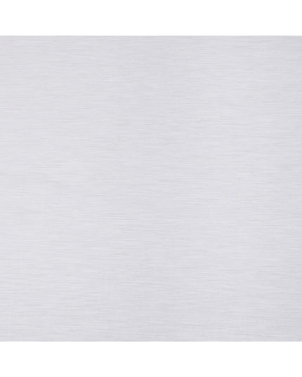 White and Grey Pinstripe Cotton Shirting Fabric, 150 Cms Width, Made in India-D26150