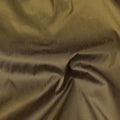 Olive Green Plain Pure Raw Silk Fabric, 140 Cms Width, Made in India-D25979