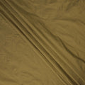 Olive Green Plain Pure Raw Silk Fabric, 140 Cms Width, Made in India-D25979