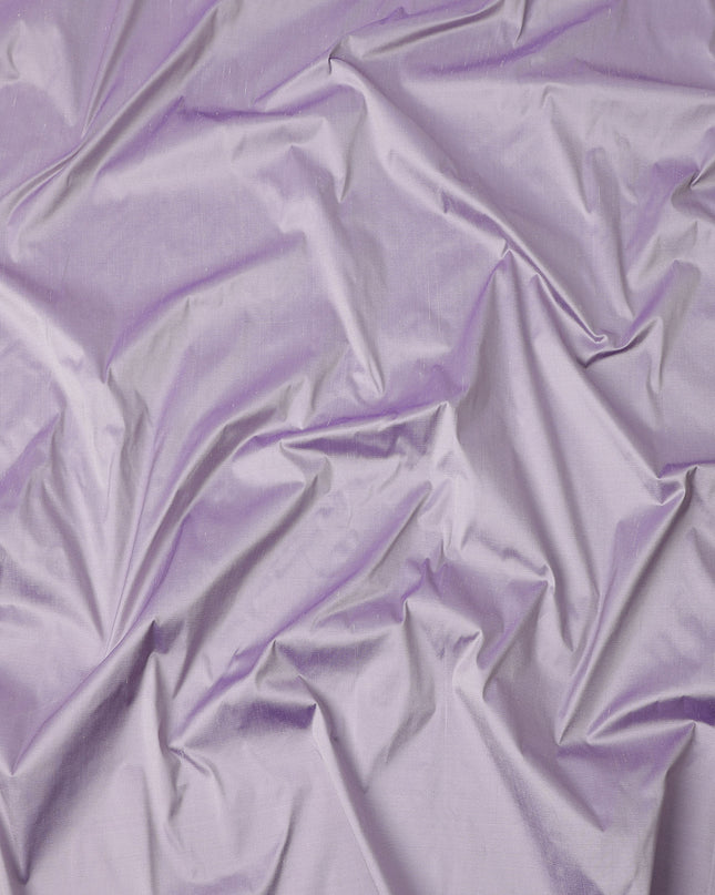 Lavender Plain Pure Raw Silk Fabric, 140 Cms Width, Made in India-D25989