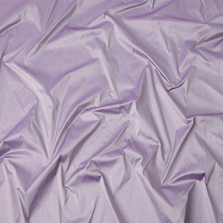 Lavender Plain Pure Raw Silk Fabric, 140 Cms Width, Made in India-D25989