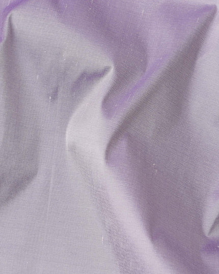 Lavender Plain Pure Raw Silk Fabric, 140 Cms Width, Made in India-D25989